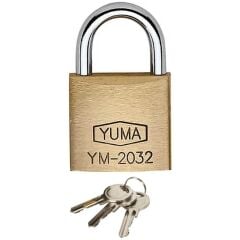 Yuma pirinç asma kilit 32 mm