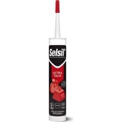 Selsil ultra tack yüksek performanslı güçlü montaj korniş yapıştırıcı beyaz 290 ml
