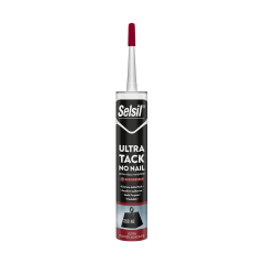 Selsil ultra tack yüksek performanslı güçlü montaj korniş yapıştırıcı beyaz 290 ml