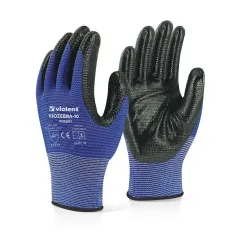 Viozebra Örme Nitril Mavi İş Eldiveni No:10